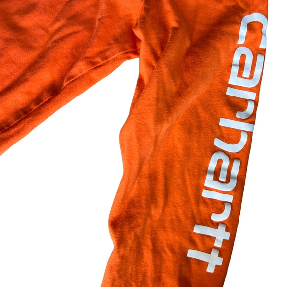 Carhartt long sleeve boys hooded shirt Sz M - Picture 3 of 9